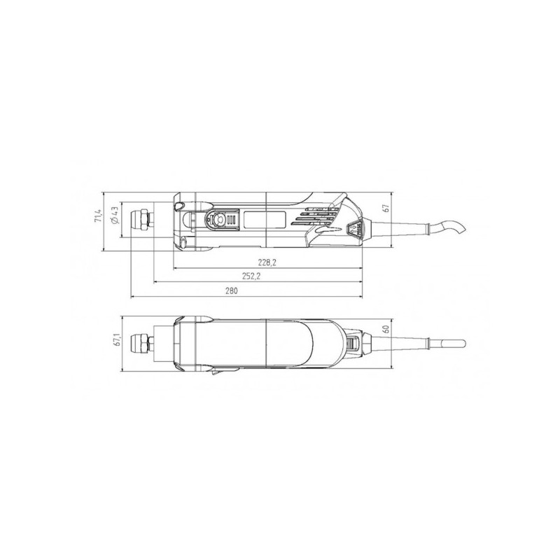 Silnik frezarski AMB 1050 FME-1 DI (PORTAL) KRESS + PWM - obrazek 4