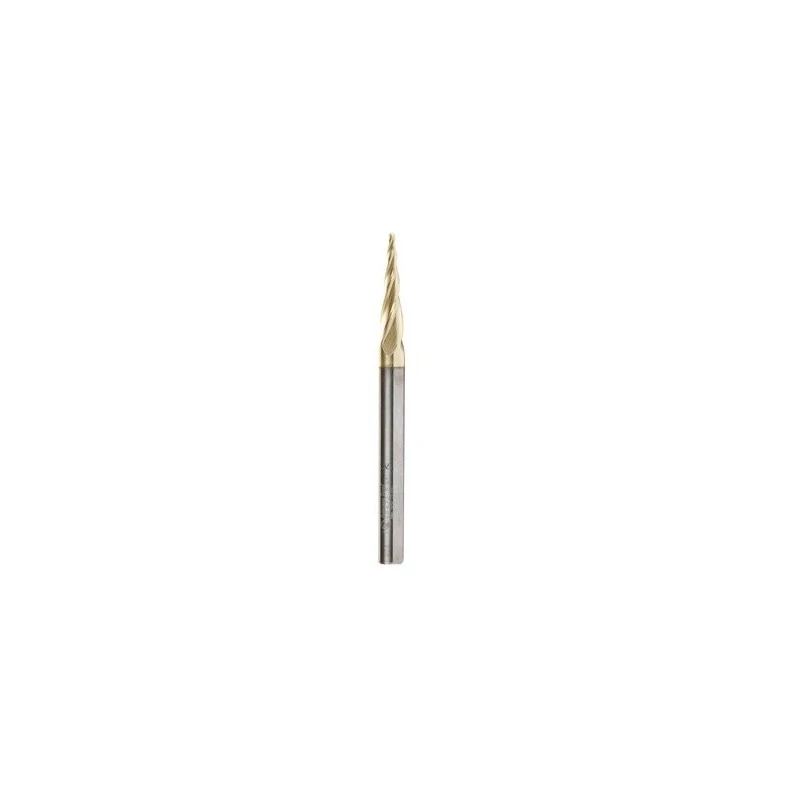 Frez z węglika spiekanego Amana 1,5 mm, 4-ostrza, rzeźba 2D 3D, trzpień 6 mm - obrazek 3