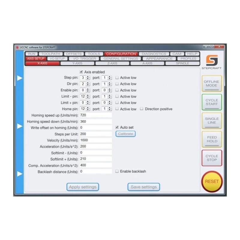 Zaktualizuj UCCNC do wersji STEPCRAFT V3.4 - obrazek 3