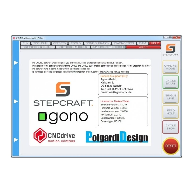 Zaktualizuj UCCNC do wersji STEPCRAFT V3.4 - obrazek 4